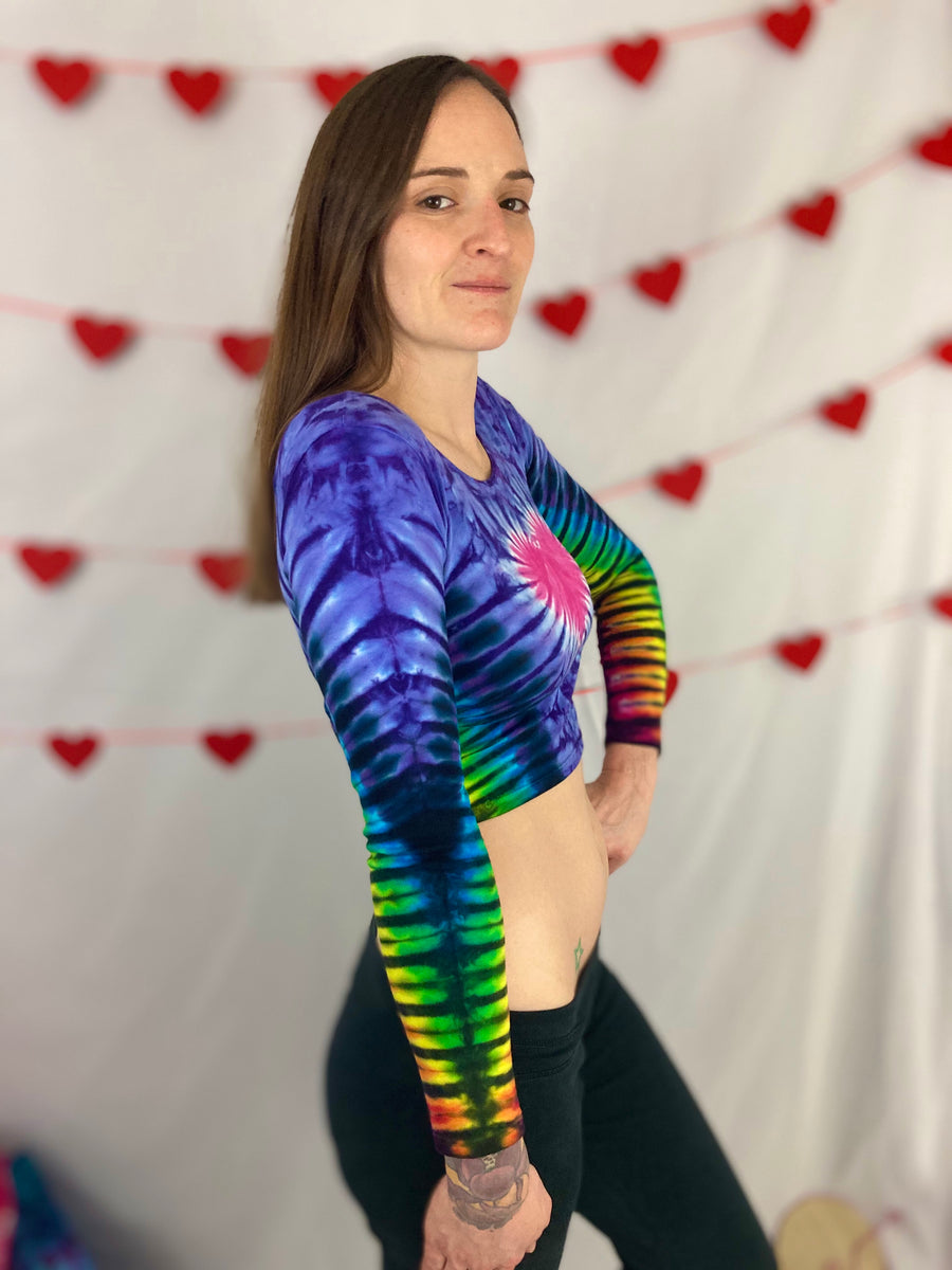 Rainbow Tie Dye Heart Tank Top, Women's Sizes S M L XL 2XL 3X 4X