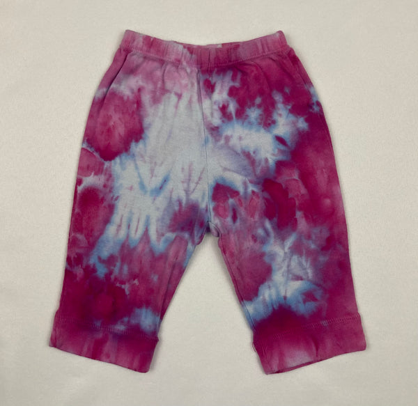 Tie Dye Linen Pants 3X Ice Dye Agate Watercolor – nancyshandmadegoods