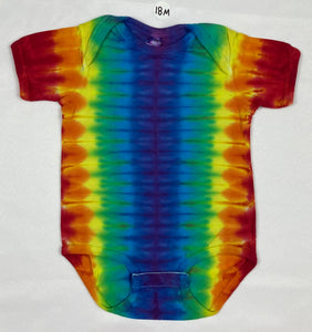 Baby Rainbow Tie-Dyed Bodysuit, 18M