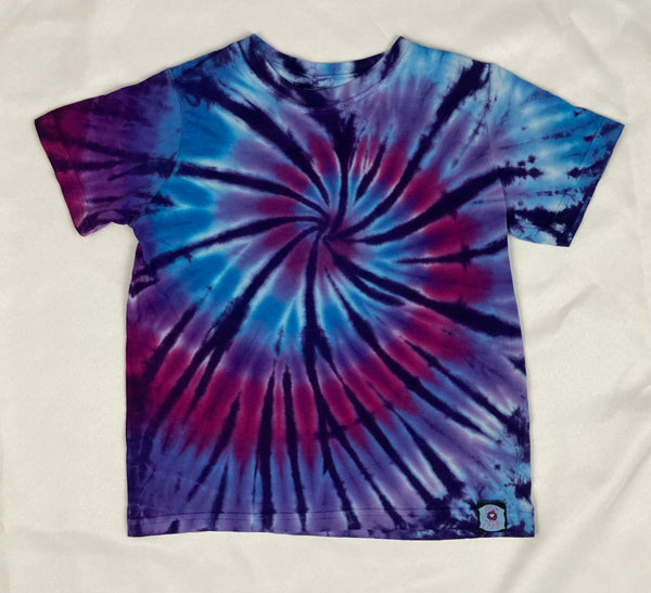 Toddler Purple Spiral Tie-Dyed Tee, 4, 5/6, & 7