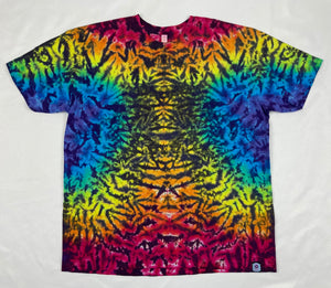 Adult Midnight Rainbow Crush Tie-Dyed Tee, XL