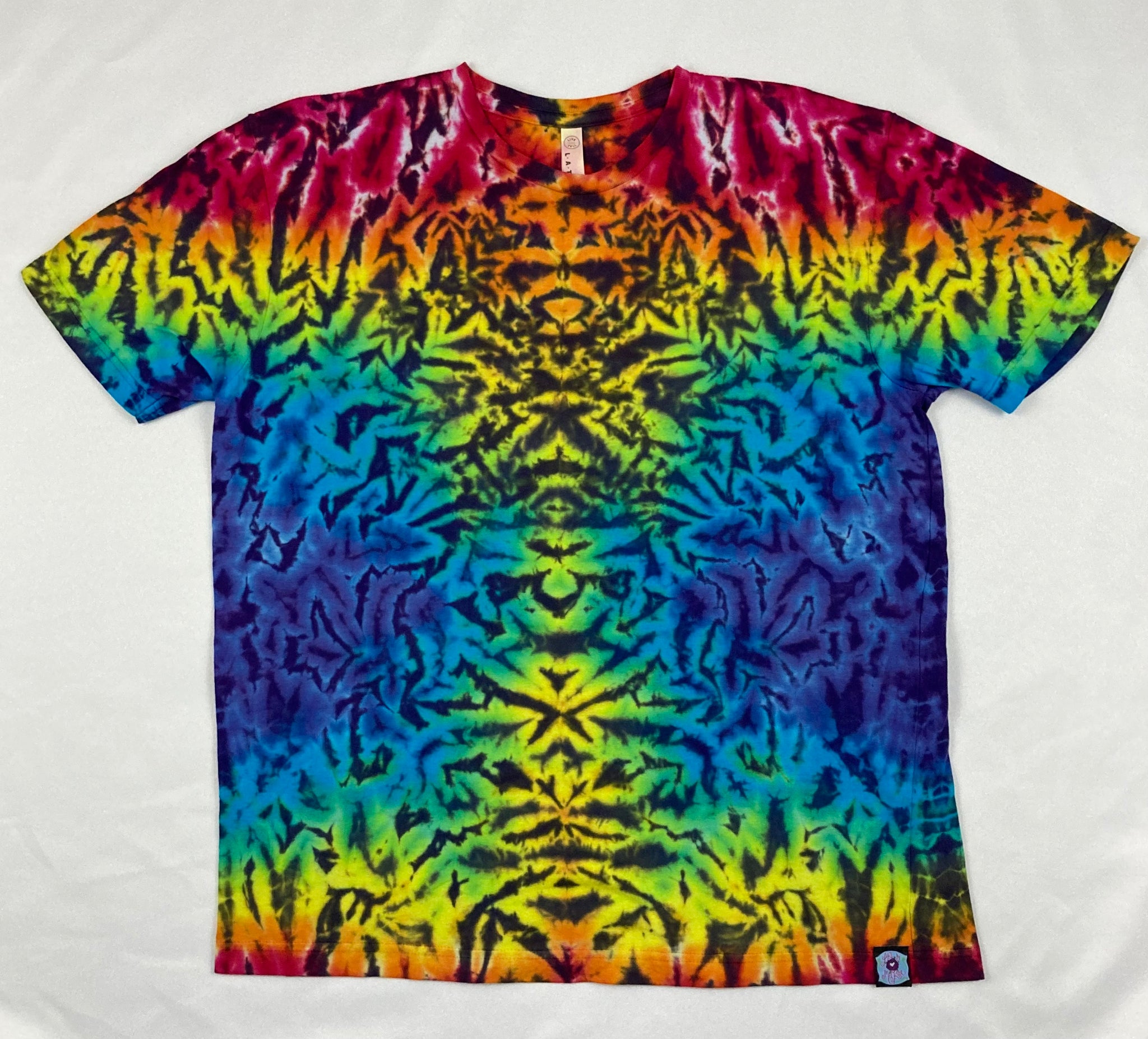 Adult Midnight Rainbow Crush Tie-Dyed Tee, L