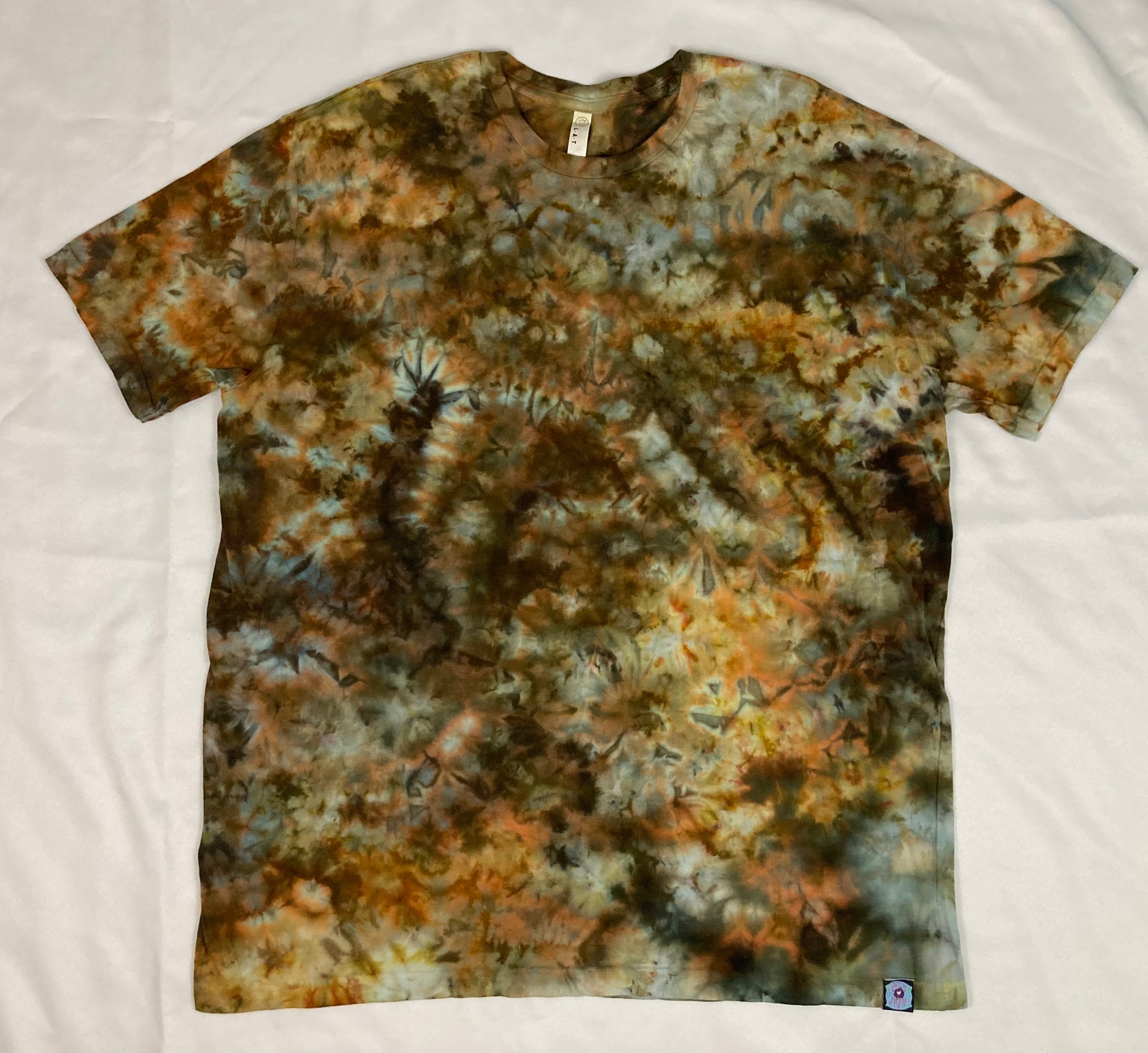 Adult Bronze Ice-Dyed Tee, 3XL