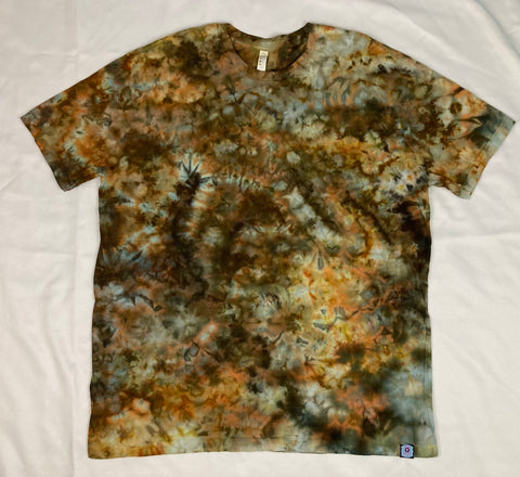 Adult Bronze Ice-Dyed Tee, 3XL