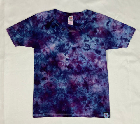 Kids Purple Ice-Dyed Tee, Youth XS