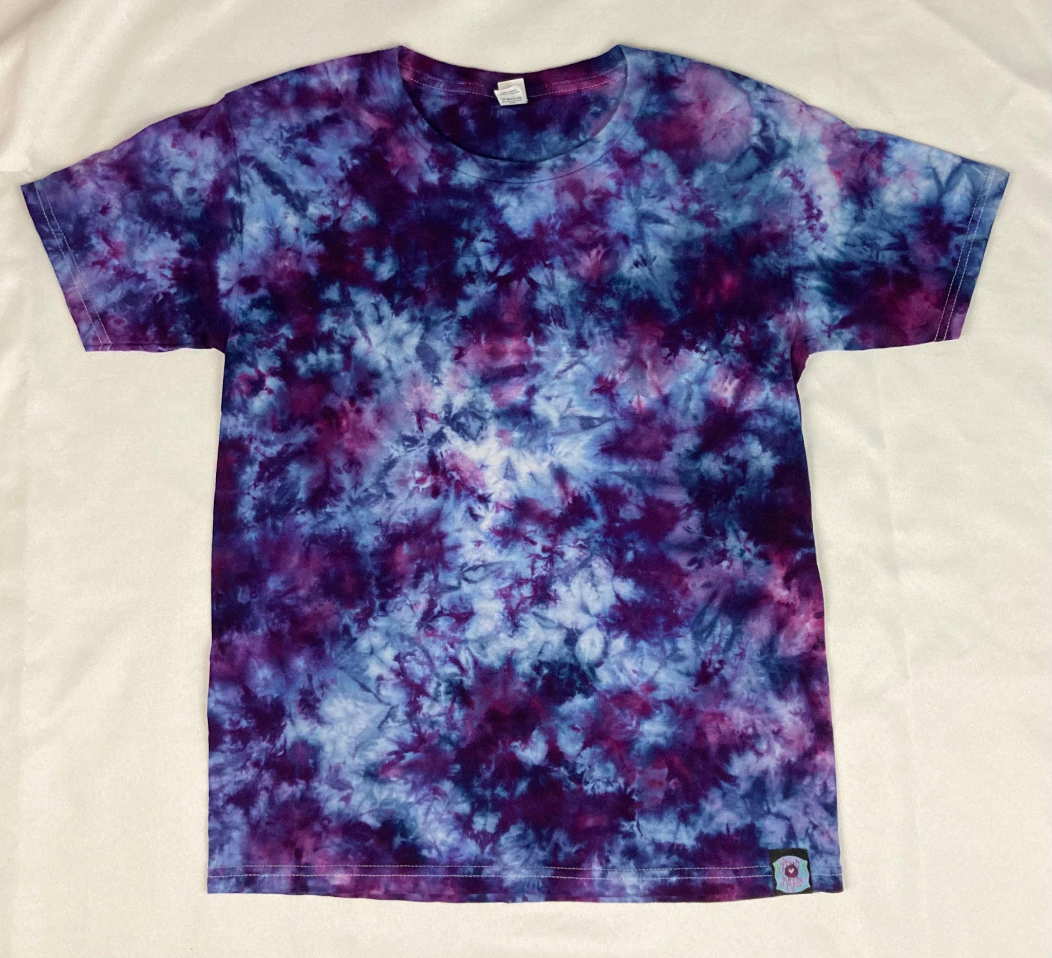 Kids Purple Ice-Dyed Tee, Youth M