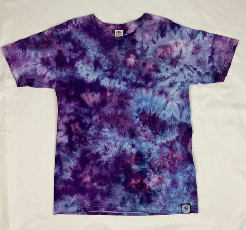 Kids Purple Ice-Dyed Tee, Youth L