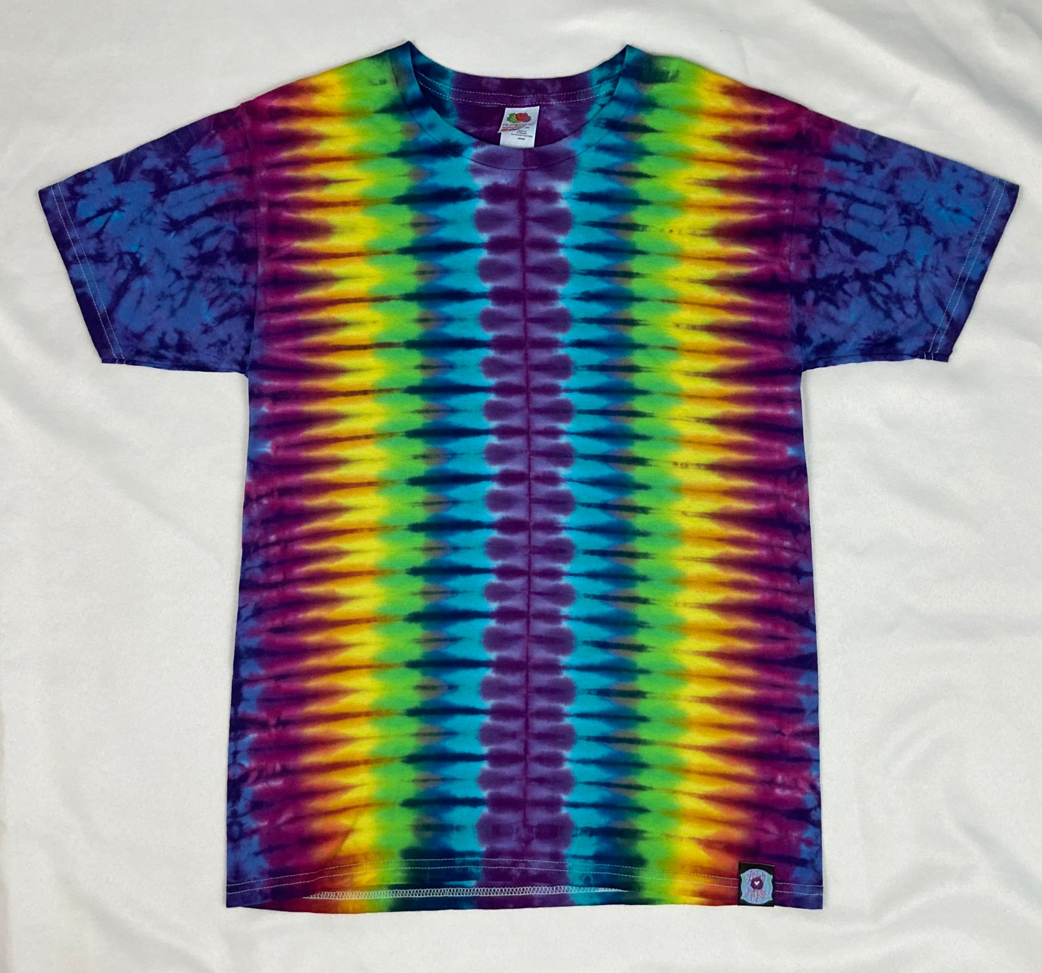 Kids Rainbow Road Tie-Dyed Tee, Youth L