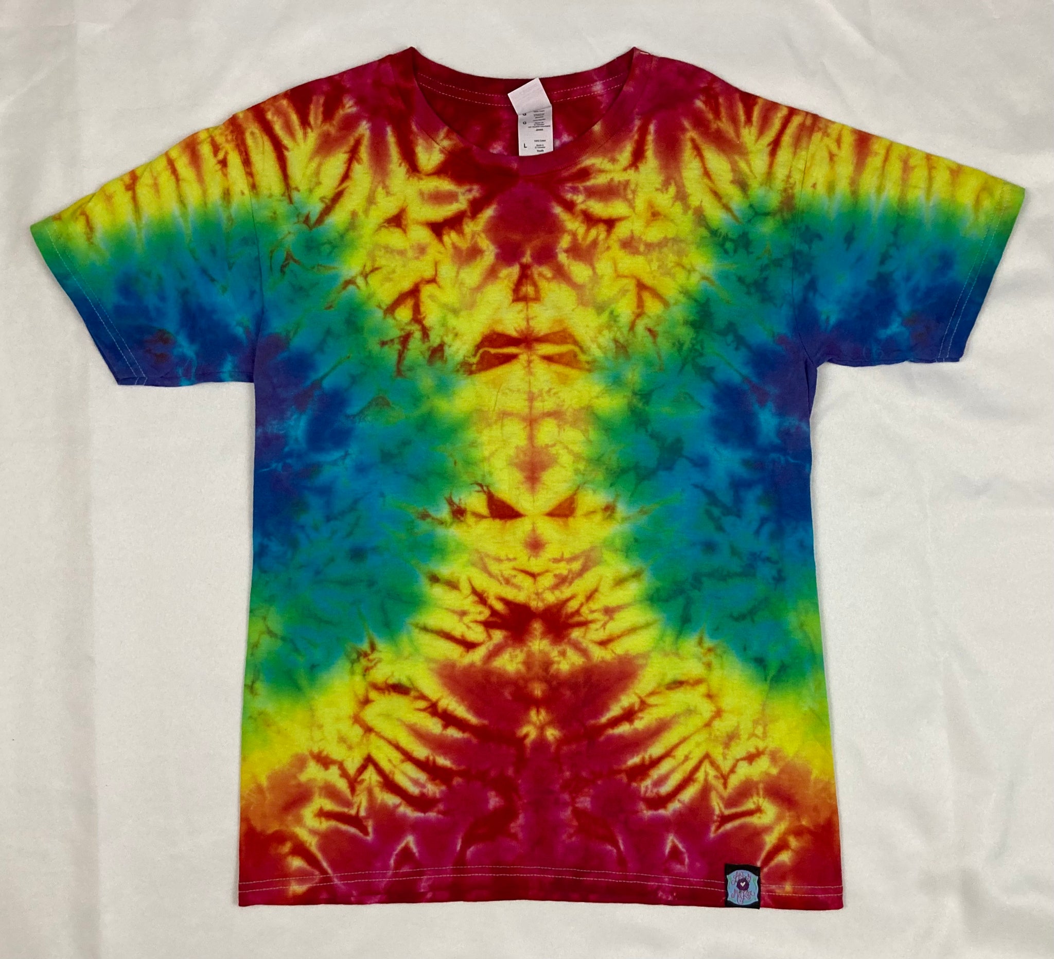 Kids Rainbow Crush Tie-Dyed Tee, Youth L