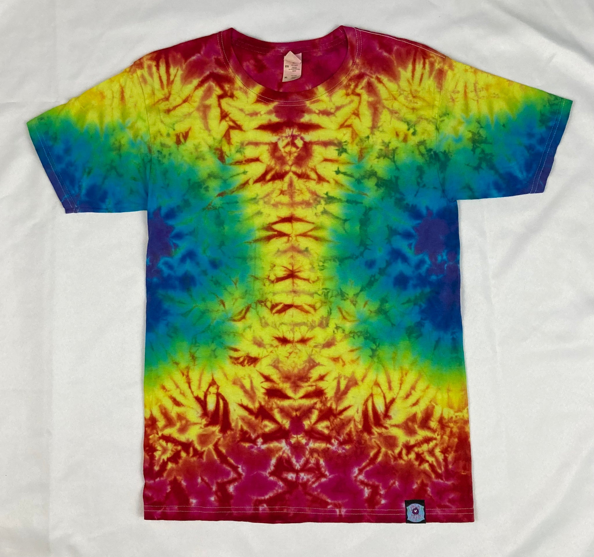 Kids Rainbow Crush Tie-Dyed Tee, Youth XL