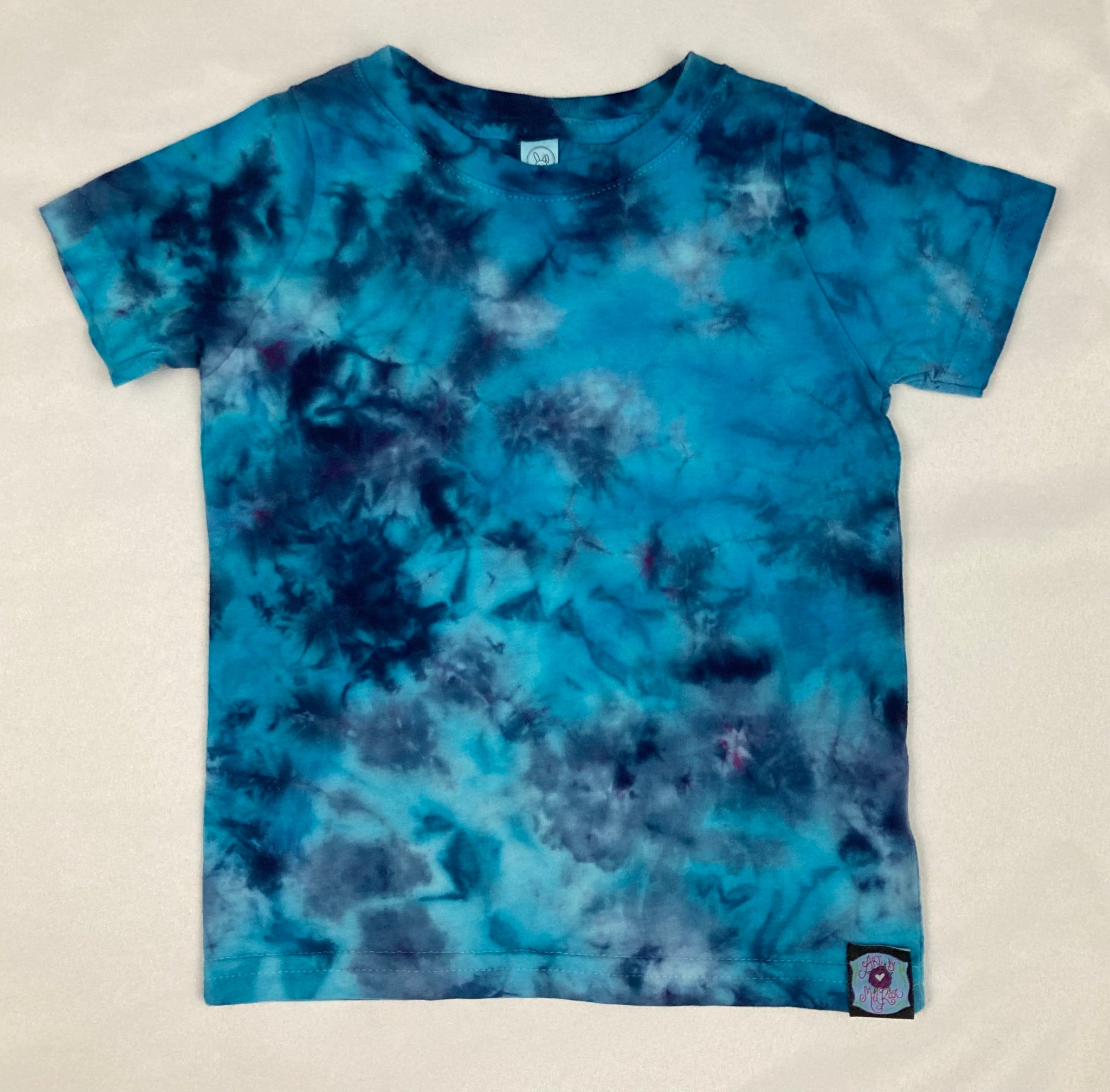 Toddler Blue Crush Ice-Dyed Tee, 2