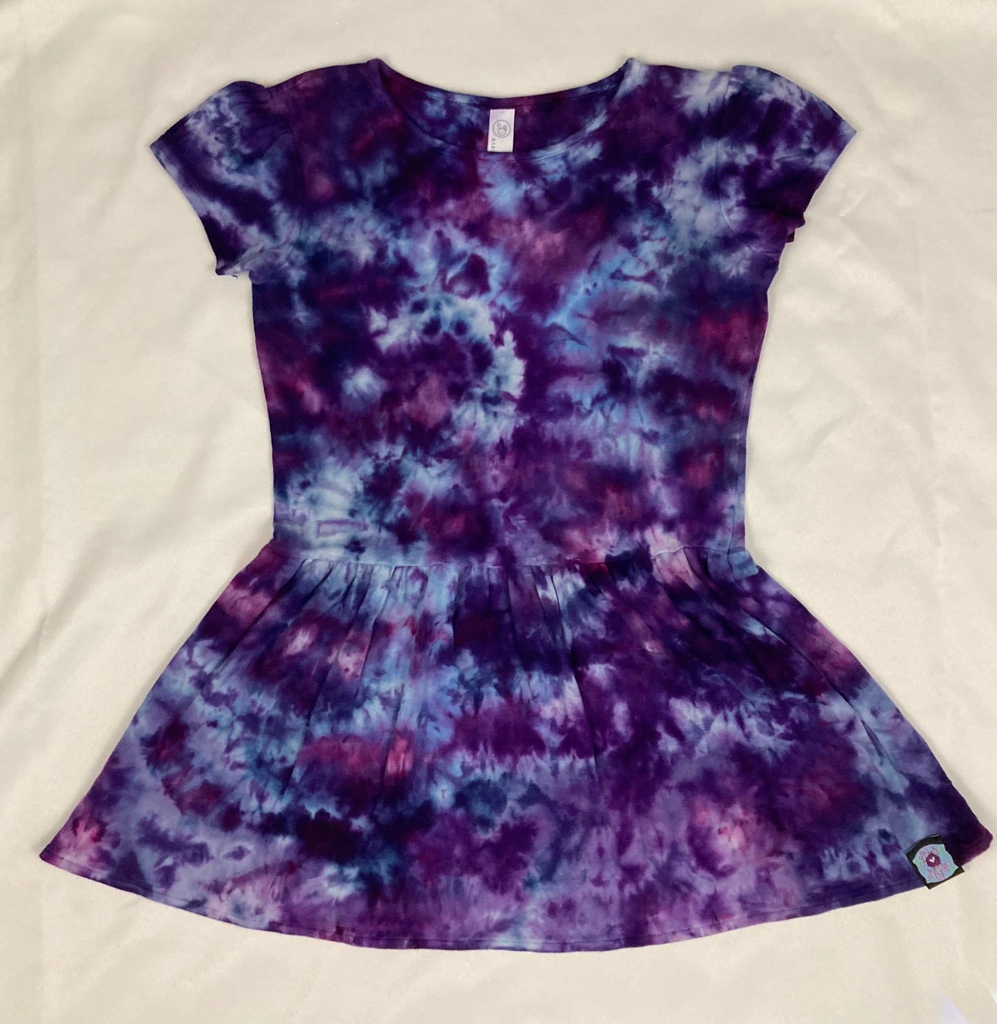 Toddler Purple Crush Ice-Dyed Dress, 5/6