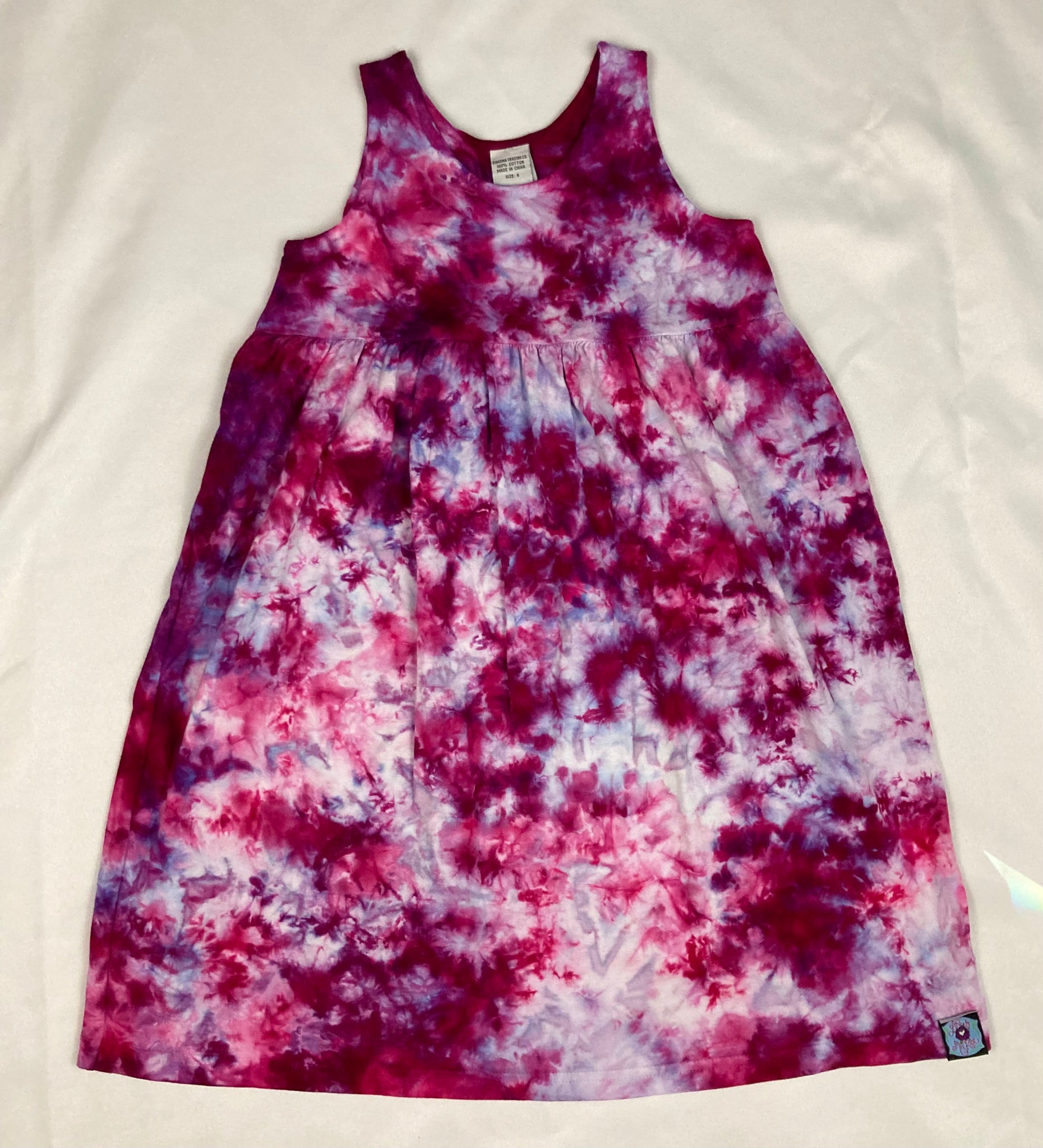 Youth Pink Crush Ice-Dyed Dress, 6