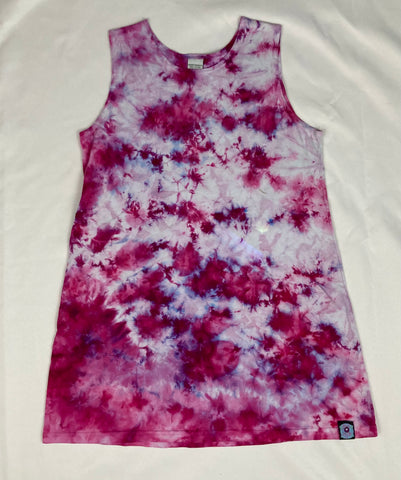 Youth Pink Crush Ice-Dyed Tank Dress, 10