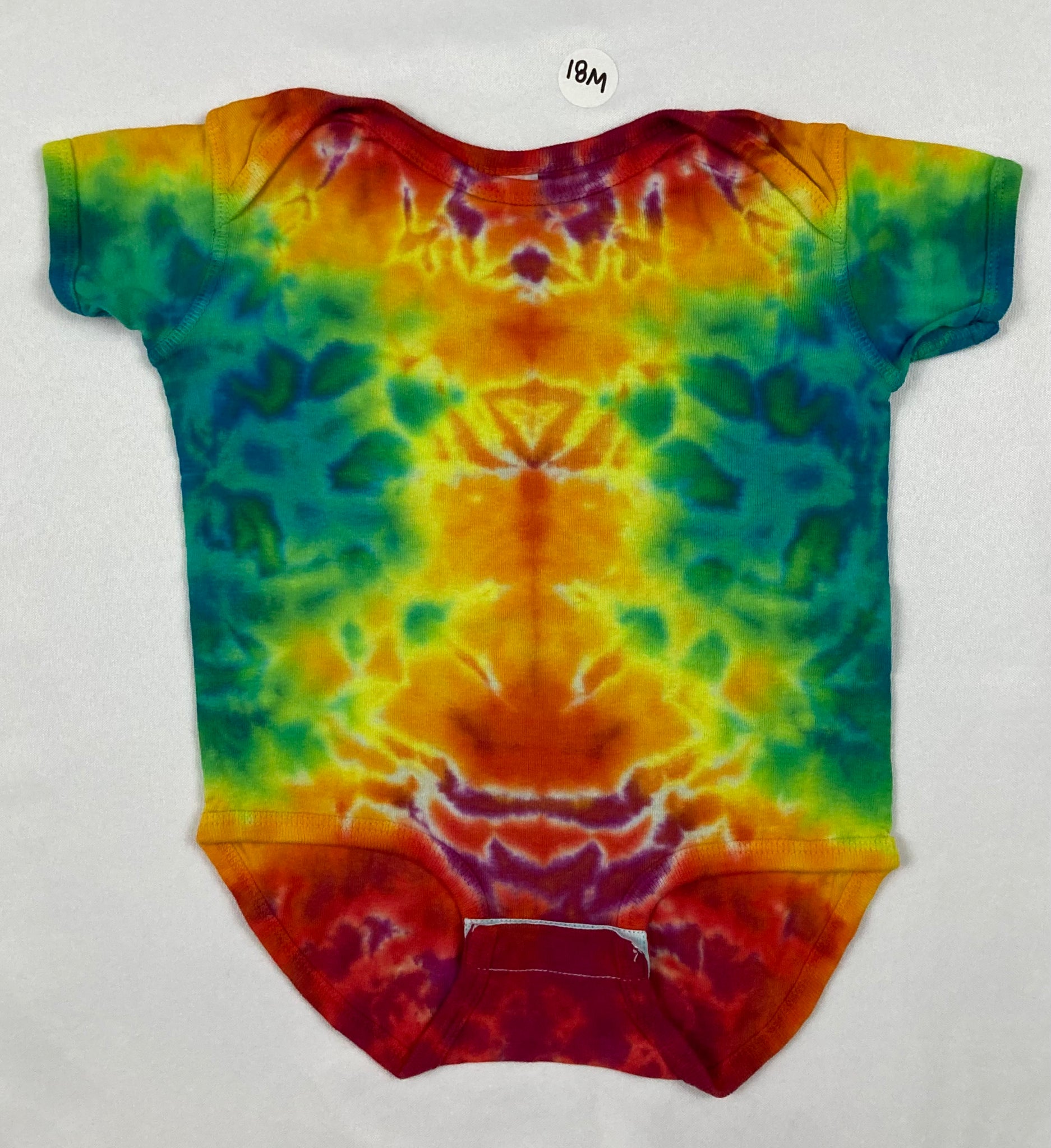 Baby Rainbow Crush Tie-Dyed Bodysuit, 12M - 24M