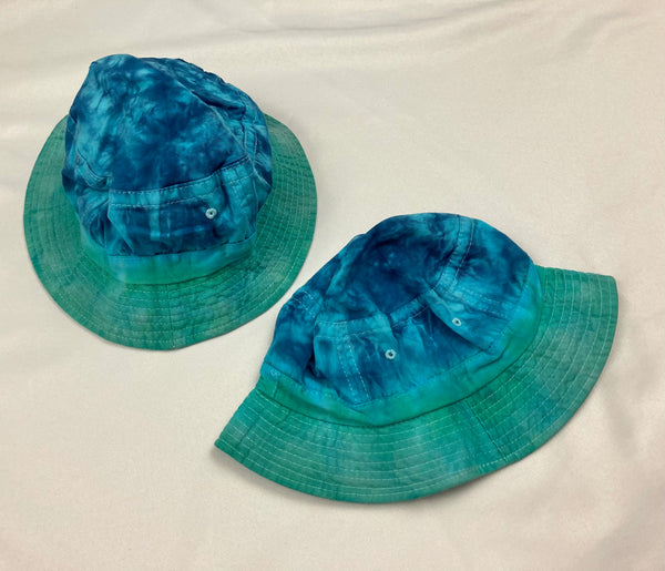 Youth/Small Adult Multi-Colored Tie-dyed Bucket Hats