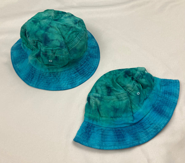 Youth/Small Adult Multi-Colored Tie-dyed Bucket Hats