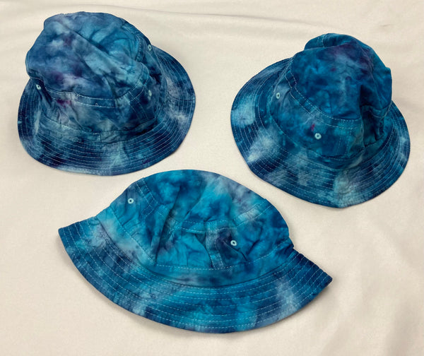 Youth/Small Adult Multi-Colored Tie-dyed Bucket Hats