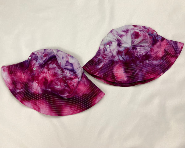 Adult Multi-Colored Tie-dyed Bucket Hats