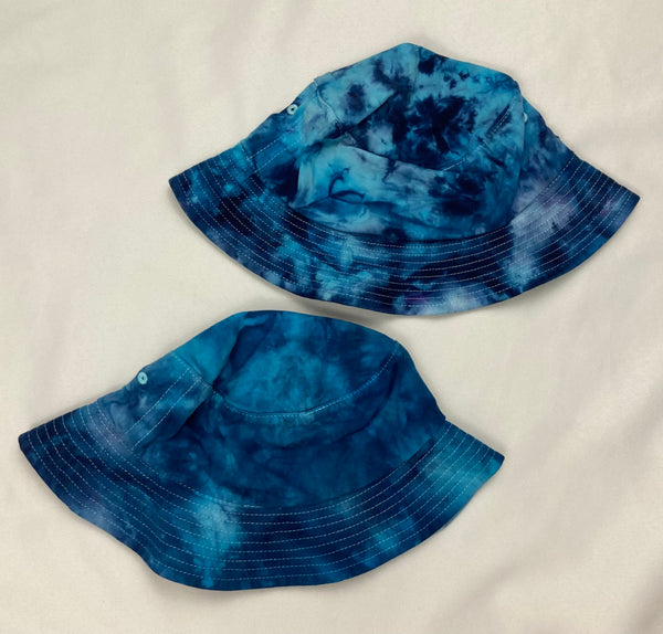 Adult Multi-Colored Tie-dyed Bucket Hats