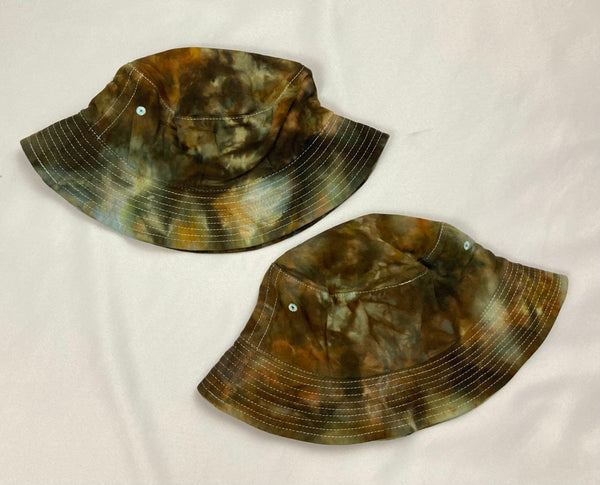 Adult Multi-Colored Tie-dyed Bucket Hats