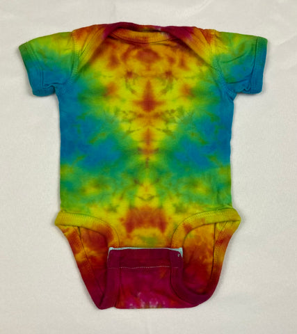 Baby Rainbow Crush Tie-Dyed Bodysuit, Newborn