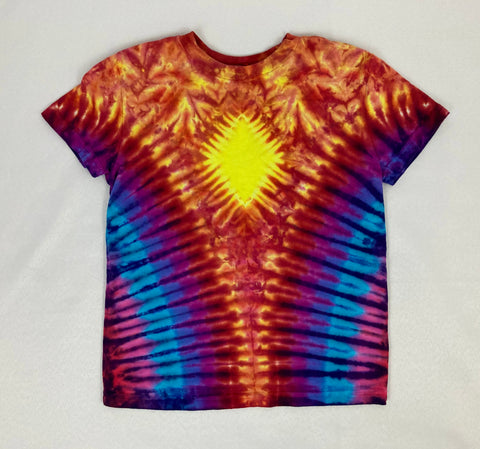 Kids Sunset Diamond Tie-Dyed Tee, 5/6