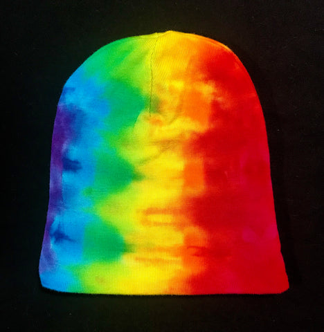 Baby Rainbow Tie-Dyed Bamboo Pull-on Cap