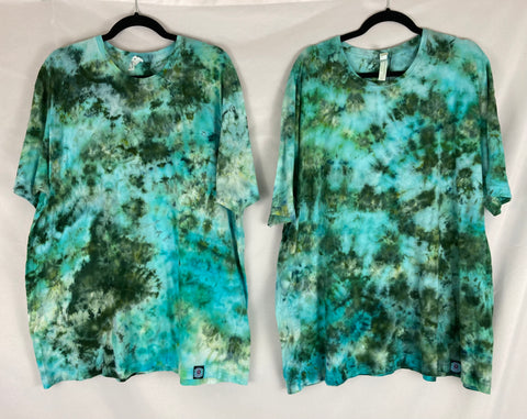 Adult Green Ice-Dyed Tee, 3X