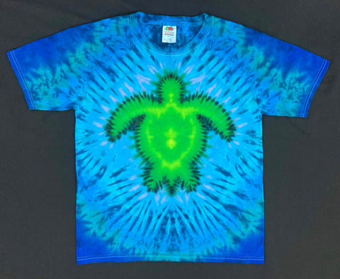 Kids Sea Turtle Tie-Dyed Tee, Youth L