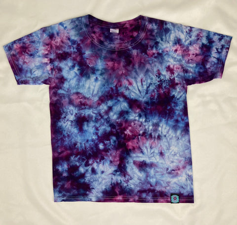 Kids Purple Ice-Dyed Tee, Youth M & XL