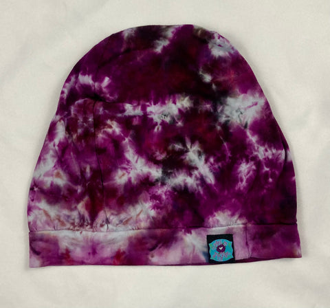 Pink Ice-Dyed Slouchy Beanie - Large Adult (single layer)