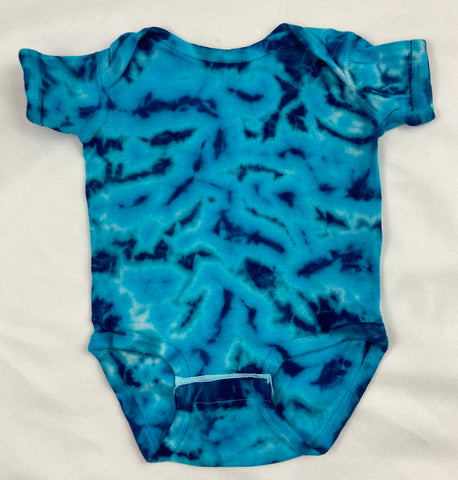 Baby Blue Crush Tie-Dyed Bodysuit, 12M