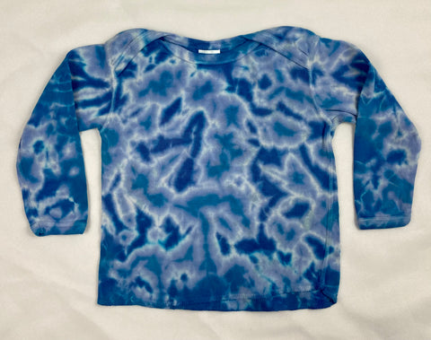 Baby Blue Tie-Dyed Longsleeve Tee, 18M