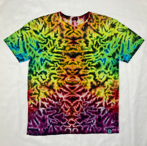 Adult Rainbow Crush Tie-Dyed Tee, L