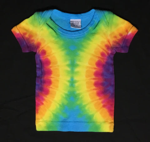 Baby Rainbow Hourglass Tie-Dyed Tee, 12M