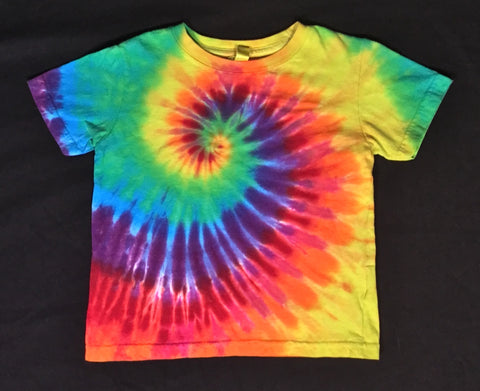 Toddler Rainbow Spiral Tie-Dyed Tee, 2T