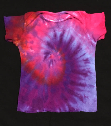 Baby Pink Spiral Tie-Dyed Tee, Newborn