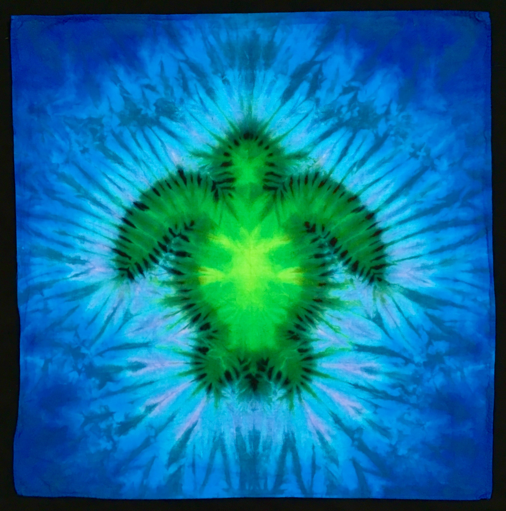 Sea Turtle Tie-Dyed Bandana